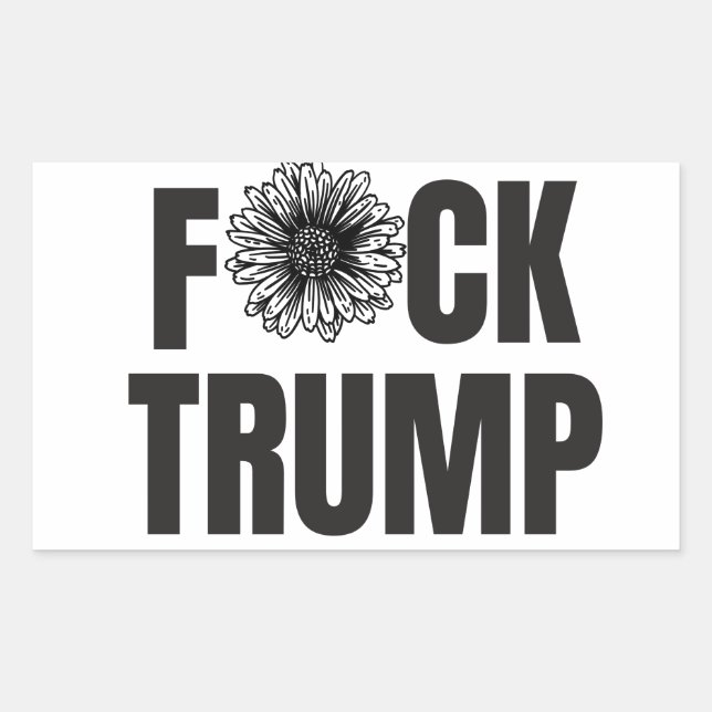 F*ck Trump Stickers , Anti-Trump Stickers (Vorderseite)