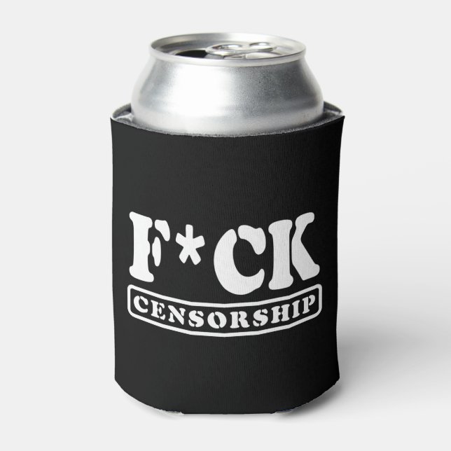 F*CK-ZENSORING DOSENKÜHLER (Kanne Vorderseite)