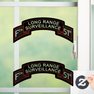 F Co 51. Scroll mit RangerTab Fensteraufkleber