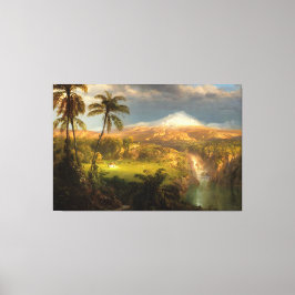 F. E. CHURCH - Passing Shower in the Tropics 1872 Leinwanddruck