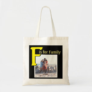 F für Familie Tragetasche