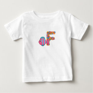 F für Fisch Baby T-shirt