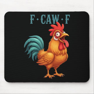 F - Gack - F Lustiger Hahn Hühnerhof Farmhum Mousepad