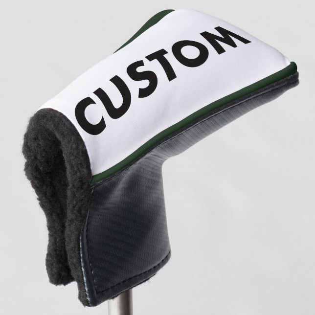 F. GREEN Piping Custom Golf Putter Headcover Blank (3/4 Vorderseite)