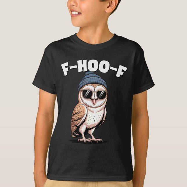 F-hoo-f Funny Bird Meme Graphic  T-Shirt (Vorderseite)