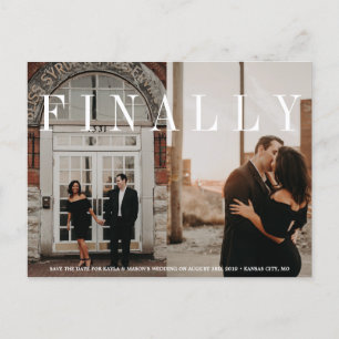 F I A L Y SAVE THE DATE ANKÜNDIGUNGSPOSTKARTE