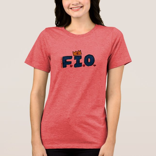 F.I.O. “Figure It Out” – Attention II Blend  Tri-Blend Shirt (Vorderseite)