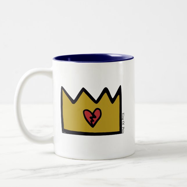 F.I.O. “King of Pain” Mug Lovers II  Zweifarbige Tasse (Links)