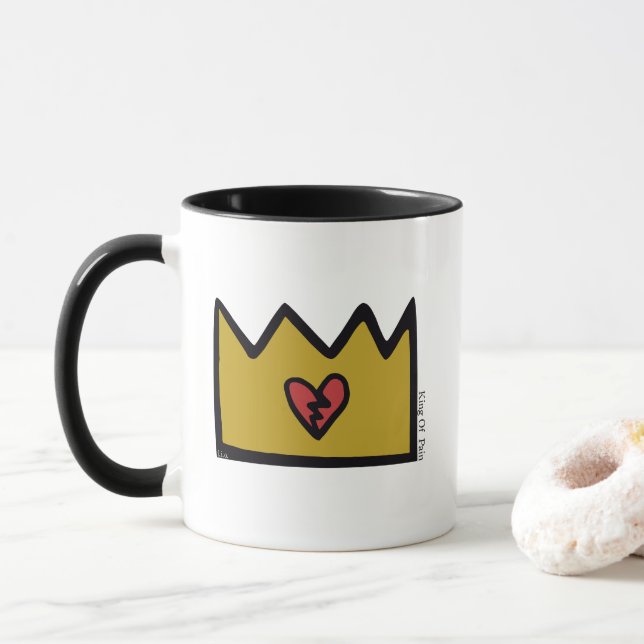 F.I.O. “King of Pain” Mug Lovers  Tasse (Mit Donut)