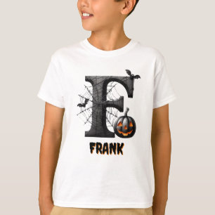 F Initialer Trick oder Treat Süß Halloween T-Shirt
