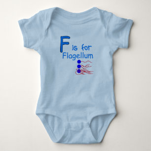 F ist für Flagellum Baby Strampler