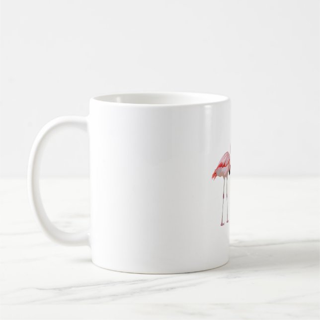 F ist für Flamingo Kaffeetasse (Links)