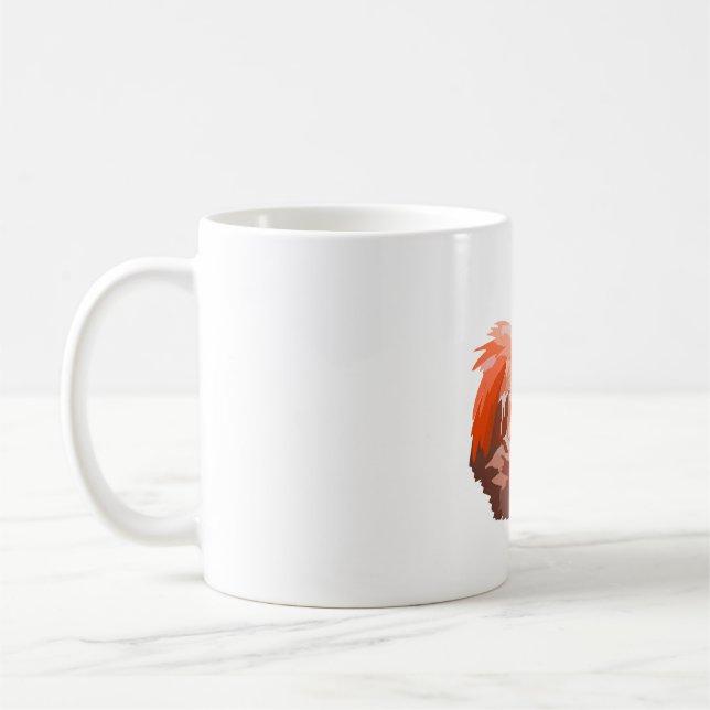 F ist für Flamingo Keeper Kaffeetasse (Links)