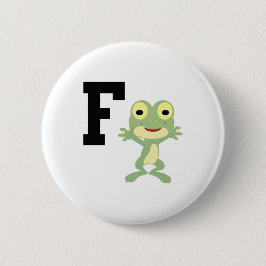 F ist für Frogman Button