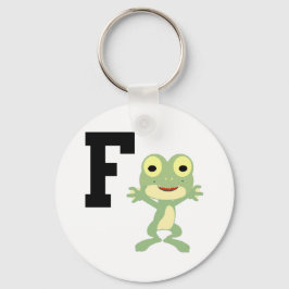 F ist für Frogman Schlüsselanhänger