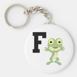 F ist für Frogman Schlüsselanhänger