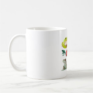 F ist für Frosch Kaffeetasse