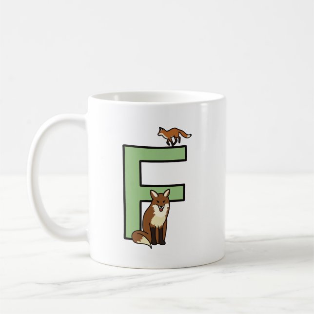 F ist für ...personalisiert kaffeetasse (Links)