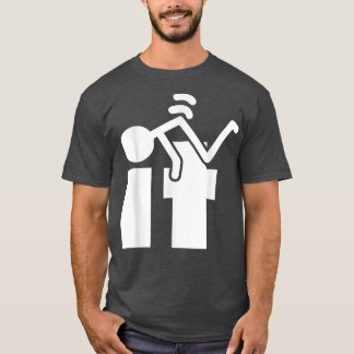 F It Lazy Halloween Kostüm Funny Stickman Pun Hum T-Shirt