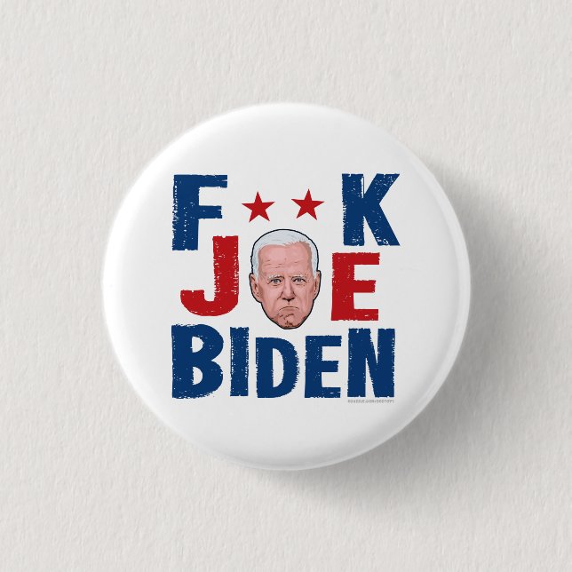 F**K JOE BIDEN Button (Vorderseite)