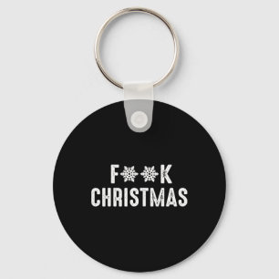 F_k Weihnachten Lustiger Schneeflocke Alter Retro- Schlüsselanhänger