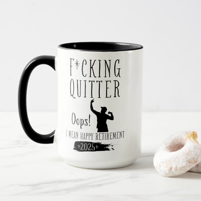 F*Kommissionierung Auftragsvergabe I Gemein glückl Tasse (Mit Donut)