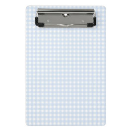 F & L Blue Gingham Mini Klemmbrett