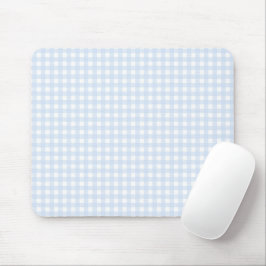 F & L Blue Gingham Mousepad