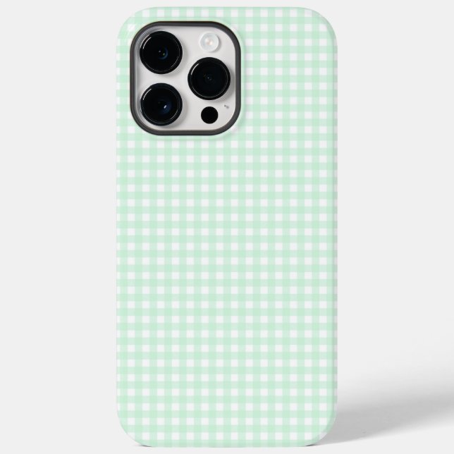 F & L Green Gingham Case-Mate iPhone 14 Pro Max Hülle (Rückseite)