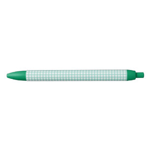 F & L Green Gingham Kugelschreiber