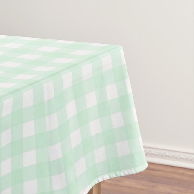 F & L Green Gingham Tischdecke (Beispiel)