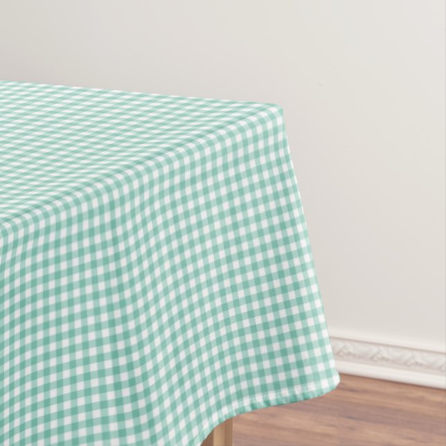 F & L Green Gingham Tischdecke (Beispiel)