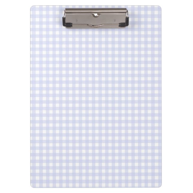 F & L Lila Gingham Klemmbrett (Vorderseite)
