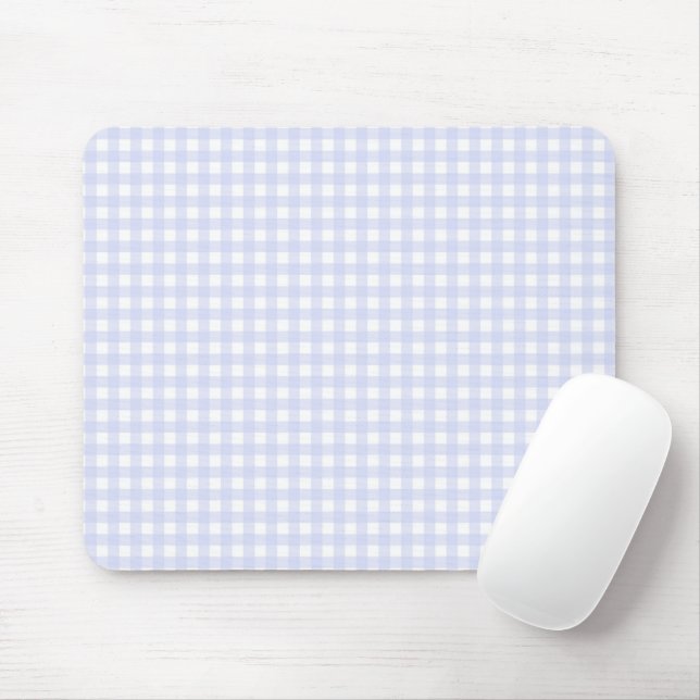 F & L Lila Gingham Mousepad (Mit Mouse)