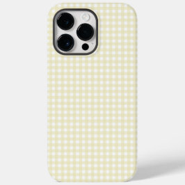 F & L Yellow Gingham Case-Mate iPhone 14 Pro Max Hülle
