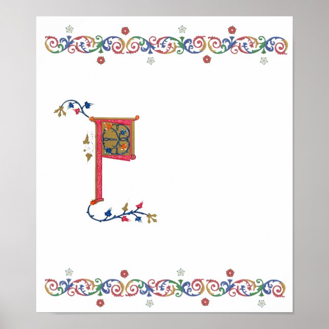 F medieval Poster (Vorne)