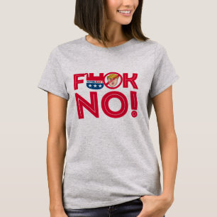 F Nein zu Trump-Republikanern — Anti-Trump-Design T-Shirt