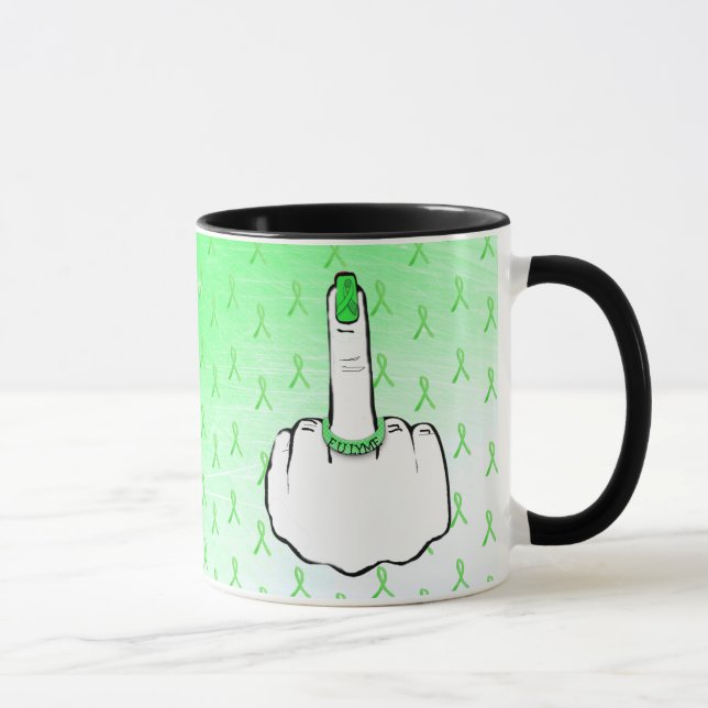 F Off Lyme Disease Coffee Tasse (Rechts)