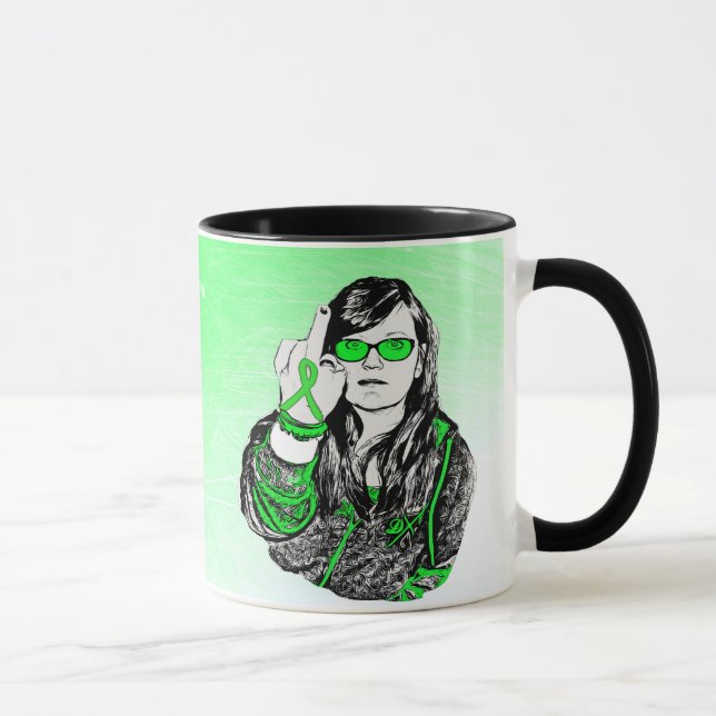F Off Lyme Disease Coffee Tasse (Rechts)