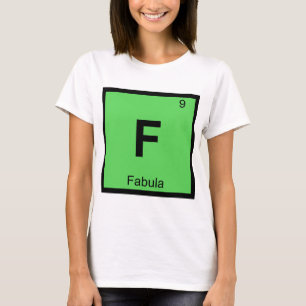 F - Periodische Tabelle der Filmexperimente Fabula T-Shirt