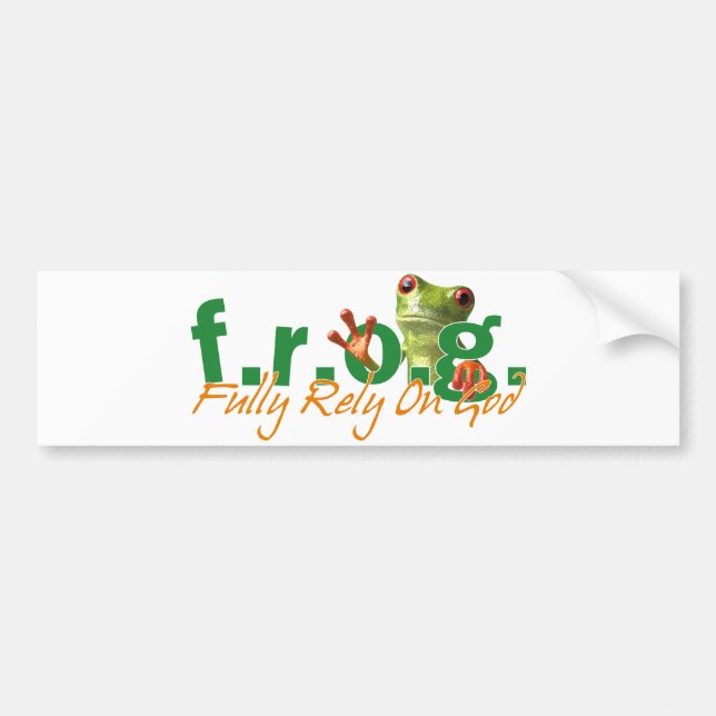 F.R.O.G. Autoaufkleber (Vorne)