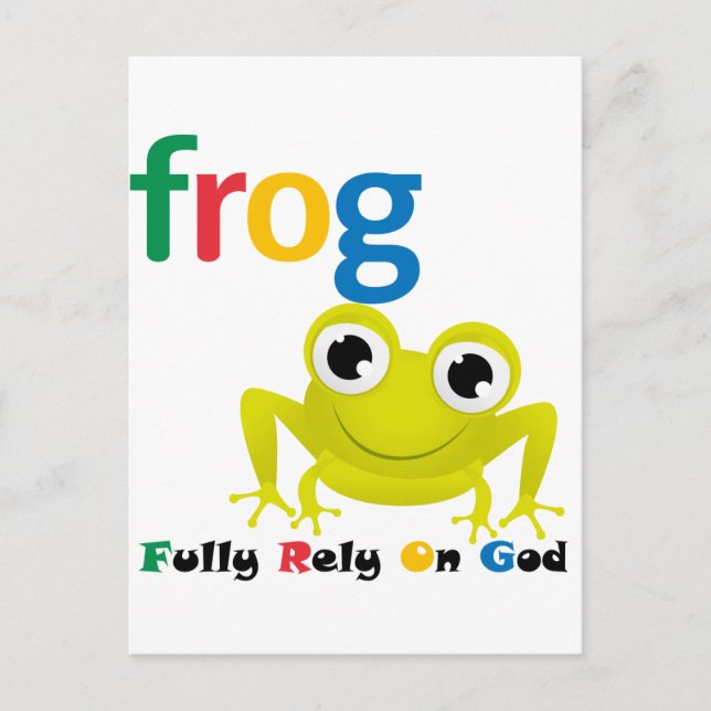 F.R.O.G. POSTKARTE (Vorderseite)