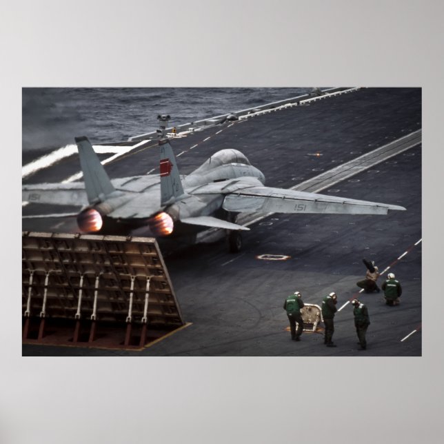 FA-18 hebt die USS Stennis ab Poster (Vorne)