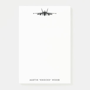FA-18C Hornet personalisieren Post-It Note Pad Post-it Klebezettel
