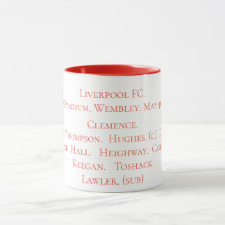 FA Cup-Siegermannschaft 1974 Liverpools FCS Tasse