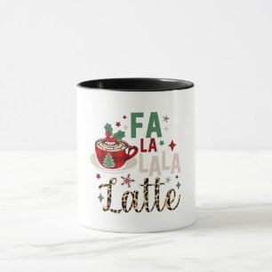 Fa Fa La Latte Funny Weihnachten Weihnachten Tasse