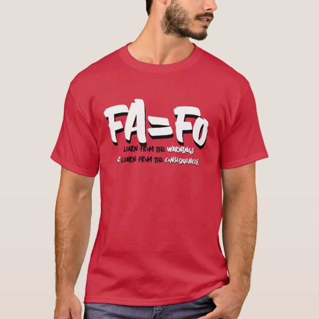 FA=FO T-Shirt (Vorderseite)