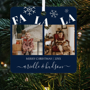 Fa La 2 Foto Weihnachtsbaum Ornament Aus Metall