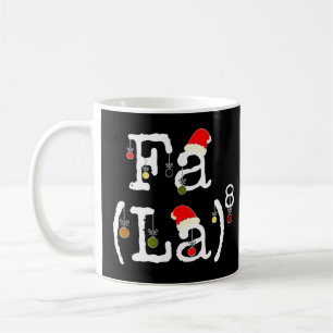 Fa La 8 - Funny Christmas Mathe Nerd, Funny Mathe Kaffeetasse