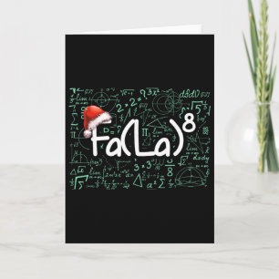 Fa (la) 8 Lustige Mathe Weihnachten Fa La 8 Lehrer Karte